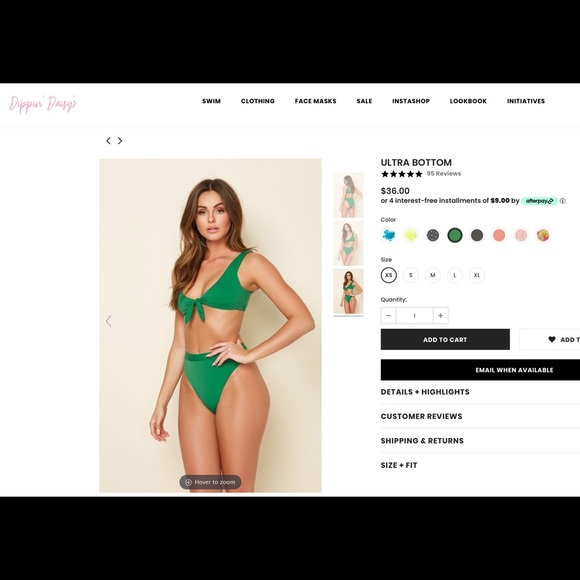 BRAND NEW HIGH WAISTED BIKINI BOTTOMS - Picture 5 of 5